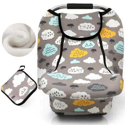 ACRABROS Car Seat Covers for Babies - AllSeason - Clouds, View more