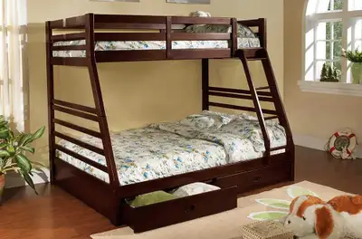 BUNK BED ( NO TAX & FREE DLVY) ** bunk bed with drawers * bed, View more