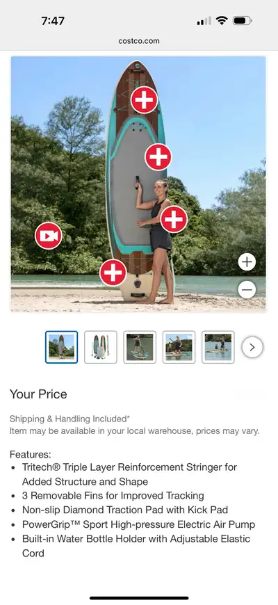 Brand New Tobin Sports Endeavor Elite 11’2” Inflatable Stand-up , View more