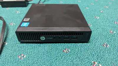 Intel Pentium G4400T 2.9Ghz 8GB ram 128GB SSD system drive Windows 11 Pro Genuine HP power supply Bu...