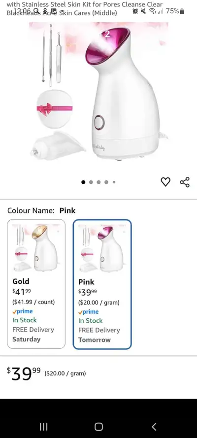 Never used, pink one
