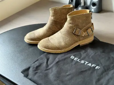 Belstaff Trailmaster tan suede Chelsea boots, View more