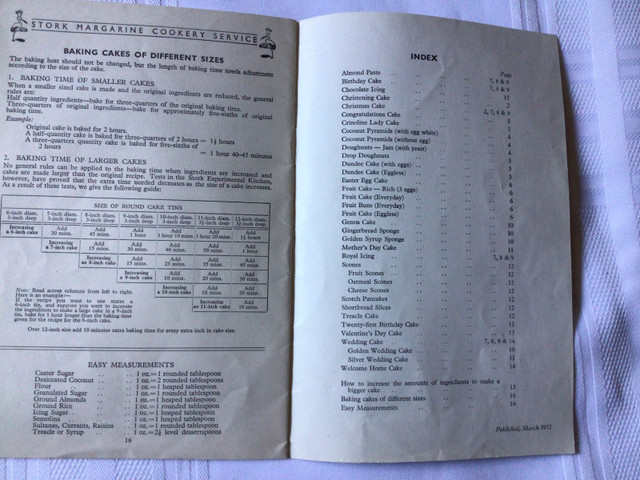 Cakes for All Occasions 1952 giveaway Stork Margarine  in Arts & Collectibles in Thunder Bay - Image 4