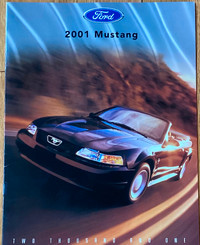 2001 MUSTANG AUTO BROCHURE FOR SALE