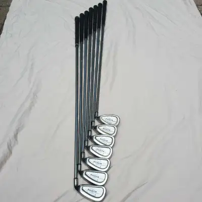 CALLAWAY Irons 3,4,5,6,7,8,9 PW Graphite Shaft Irons Golf Clubs, View more