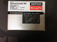 Simpson Strong-Tie General-Purpose Nail 0.072 x 1 inch, 1 Lb