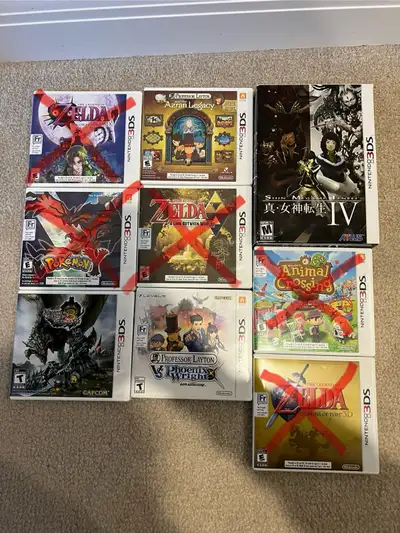 Monster Hunter 3 Ultimate - $30 Shin Megami Tensei 4 limited edition - $80 (Including eveything) Pro...
