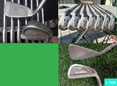 1 – GOLF IRONS SETS – High End to Entry Level – See Description, View more