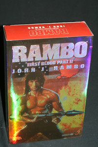 HOT TOYS RAMBO FIRST BLOOD PART II JOHN J. RAMBO 1/6 SCALE NEW