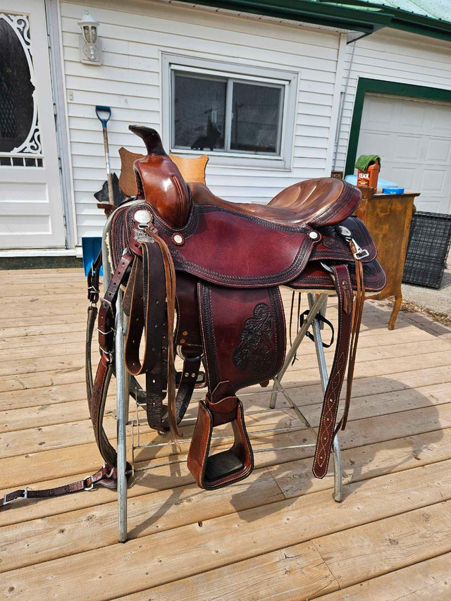 Orthflex Western Saddle in Equestrian & Livestock Accessories in Trenton