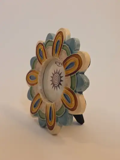 CTG Ceramic Flower Photo Frame – 2x2 in, New, View more