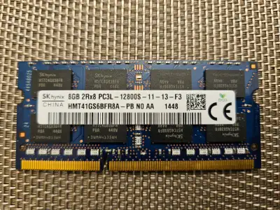 2x8GB = 16GB DDR3 Laptop RAM, View more