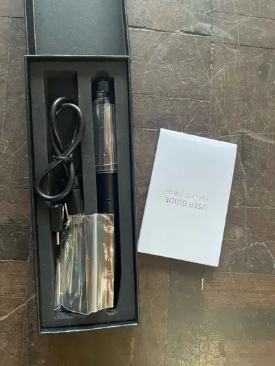 64GB HD 1080P Mini Nanny Camera Pen, Portable USB Rechargeable Camera with Touch Button Control, Bui...