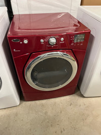  Whirlpool, red electric dryer