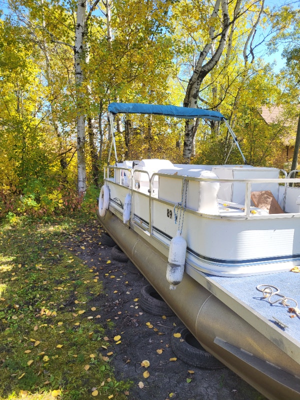 20 Ft Weeres Pontoon Boat. Powerboats & Motorboats Winnipeg Kijiji