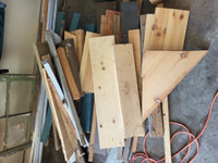 A bunch of scrap wood