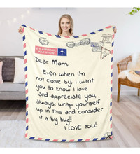 New Mothers Day Blanket Gifts from Kids Gifts for Mom Blanket fo