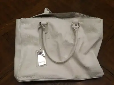 Claudia leather purse. White, View more