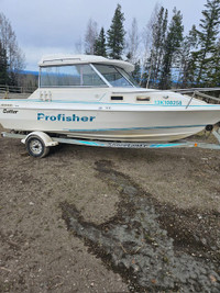 20ft boat pro fisher cuddy cab