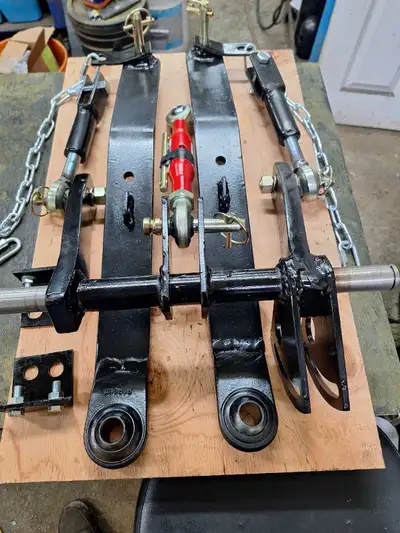 3 point hitch for a 318, 322, 332.420 and 430 John deere garden tractors.