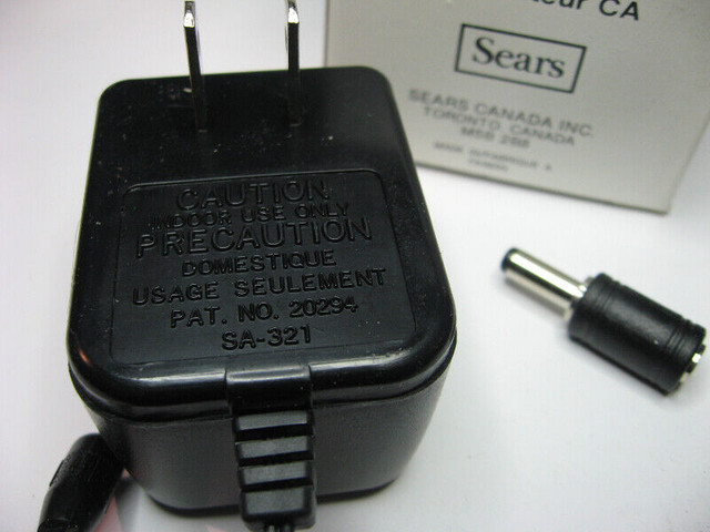 AC Adapter Wall Sears 35223 3V DC 300ma Out New dans Appareils électroniques  à Ouest de l’Île - Image 4