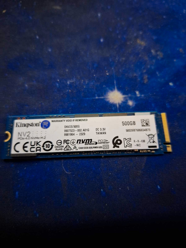 500gb m.2 ssd kingston  in System Components in Leamington
