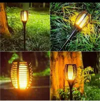Solar Torch lights - flame Brand New in Box