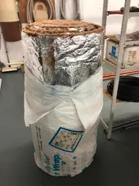 DUCT WRAP INSULATION WITH FOIL EXTERIOR
