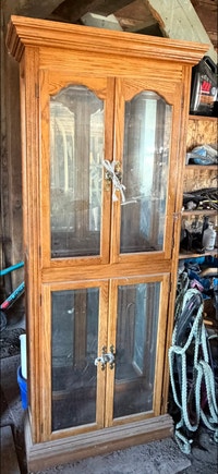 Oak  cabinet