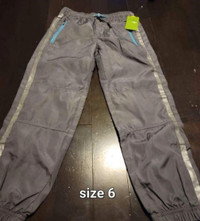 Boys size 6 lined pants (new with tag)