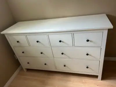 IKEA HEMNES 8 drawers dresser white, View more