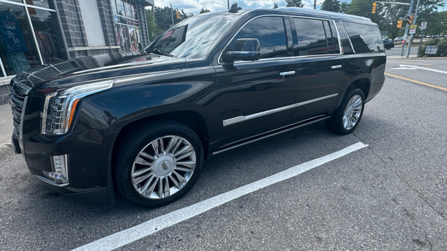 Cadillac Escalade 2018 Platinum wrapped in black original white  in Cars & Trucks in Markham / York Region - Image 4
