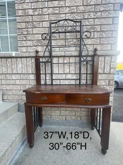 Vanity table,storage barn table, View more