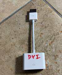Apple HDMI to DVI Adapter