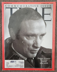 PIERRE TRUDEAU  (1919-2000) - TIME MAGAZINE  OCT 9, 2000 - ISSUE