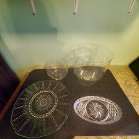 4 piece Fancy Serving Dishes