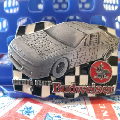 BUDWEISER ITEM BB2 #11 NASCAR BELT BUCKLE, View more