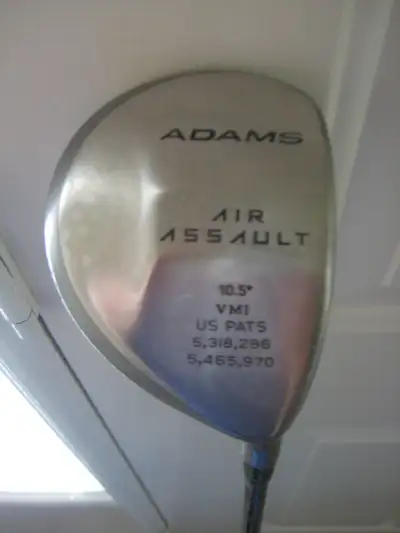 Adams Air Assault 10.5* RH Driver Regular Flex Graphite Shaft, View more