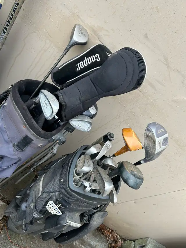 golf clubs + Bags and extras62863265257089121