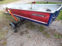 12 foot Sterling boat and trailer 1000$