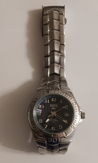 Men's ROOTS Sonoma R438 Quartz Wrist Watch Stainless Steel