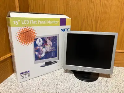 NEC 15” Flat Panel Monitor , View more
