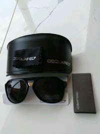 Dsquared2 D2 Sunglasses Black Gold Unisex
