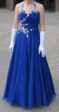 Gorgeous Royal Blue Grad Dress