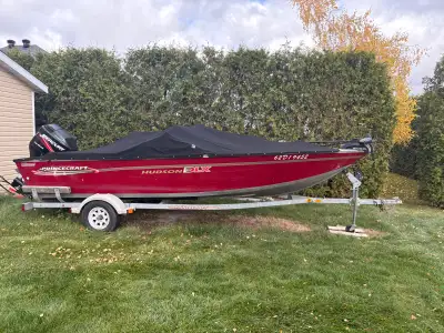 Princecraft Hudson 19.5 pieds – 2005– Bonne état! Bateau parfait pour la pêche et la famille! * Prin...