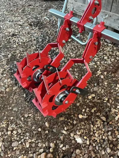 Terrateck double sided row weeder. We bought it new, used it once or twice, and realized it was too...