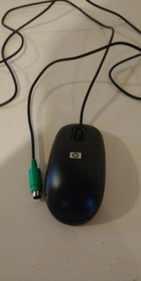 Black PS/2 mouse