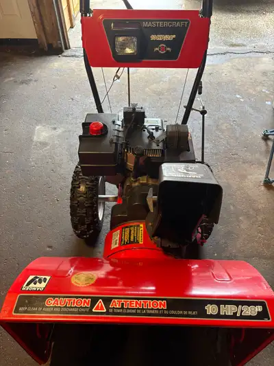 10 HP Tecumseh Snowblower , View more