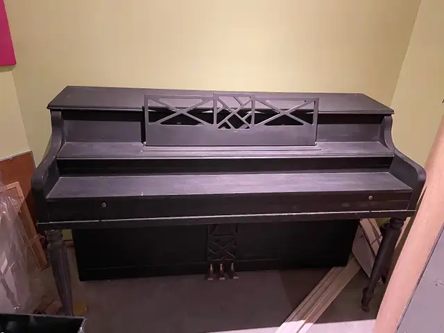 Ancien piano noir KOHLER & CHASE in Pianos & Keyboards in Sherbrooke - Image 4