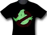 BRAND NEW GLOW IN THE DARK GHOSTBUSTERS T-SHIRT SIZE LARGE